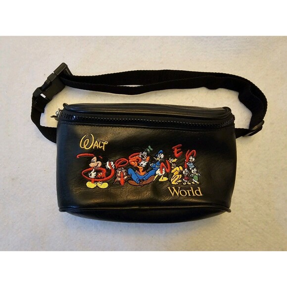 Rare Vintage Y2K Walt Disney World Fanny Pack Crossbody Parks Bag 1999 Mickey main image 8